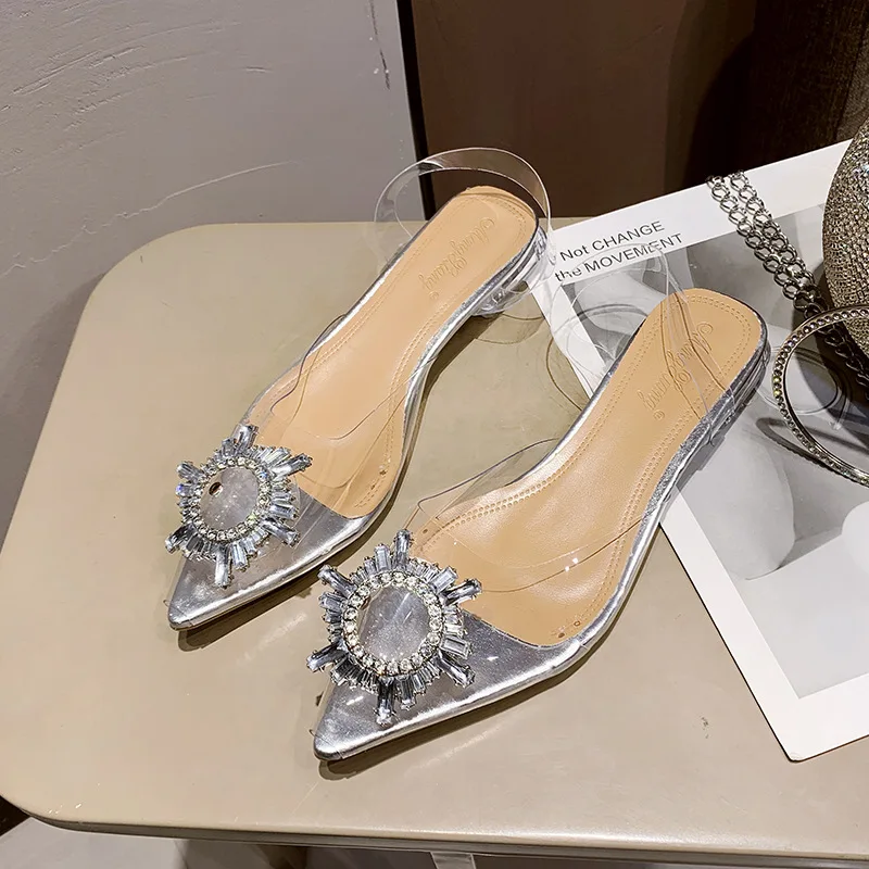 2021 New Women High Heels Korean Version of Transparent Thick Heel Pointed Slippers All-match Solid Color Low-top Sandals
2021 New Women High Heels Korean Version of Transparent Thick Heel Pointed Slippers All-match Solid Color Low-top Sandals