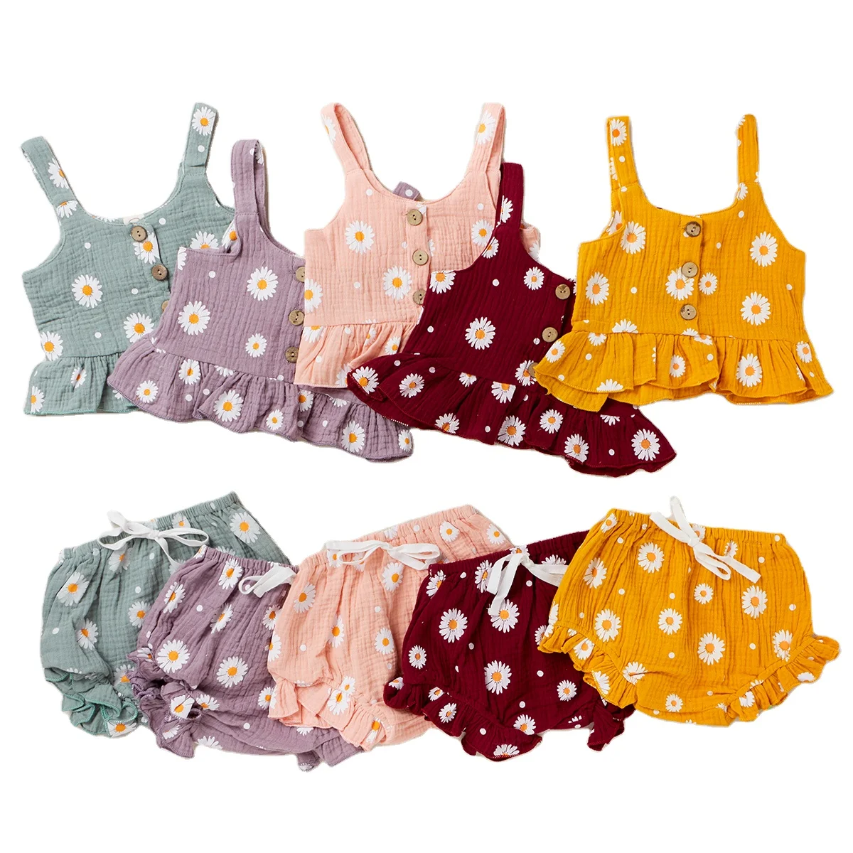 Cheap kids summer vest shorts suit Children's vest suit cotton girls summer clothes summer two-piece wholesale
Cheap kids summer vest shorts suit Children's vest suit cotton girls summer clothes summer two-piece wholesale