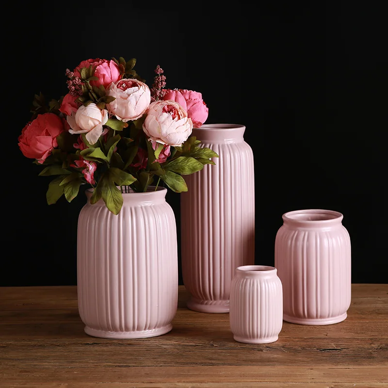 Modern Minimalist White Pink Ornaments Flower Home Decoration Ceramic Vase Decorative Vases With Flowers Modern Home Decor, As photo
Modern Minimalist White Pink Ornaments Flower Home Decoration Ceramic Vase Decorative Vases With Flowers Modern Home Decor, As photo