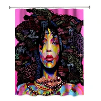African American luxury hotel home decor African girl black women bathroom shower curtain
African American luxury hotel home decor African girl black women bathroom shower curtain