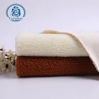 Winter coat 100% polyester suede bonded sherpa wool fleece faux fur fabric
