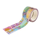 Oem Washi Foil China OEM Custom Photo Assorted Design Decorative 15mm Washi Tape Foil