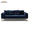 Wholesale 5 star light luxury velvet fabric sofa for hotel