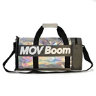 Hot Selling Oem Custom Outdoor Sports Weekend Heavy Duty Cargo Shoulder Travel Duffle Pvc Transparent Bag