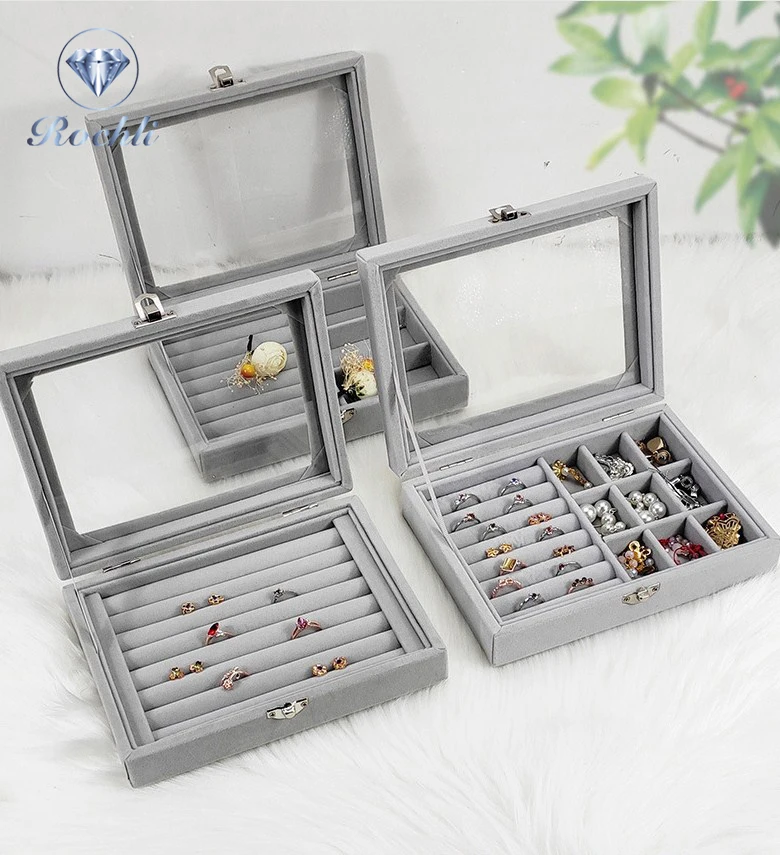 Wholesale multiple use small size ring earring pendant jewelry boxes transparent storage organizer case supplied in stock
Wholesale multiple use small size ring earring pendant jewelry boxes transparent storage organizer case supplied in stock