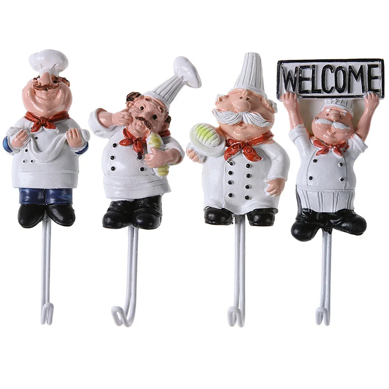 2021 Creative Personality Resin Wall Sticker Nail Free Kitchen Chef Powerful Hook Seamless Fixing Device
2021 Creative Personality Resin Wall Sticker Nail Free Kitchen Chef Powerful Hook Seamless Fixing Device