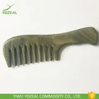 Hair Lice Sandalwood Hair Comb OEM Natural Green Sandalwood Wooden Hair Lice Beard Comb