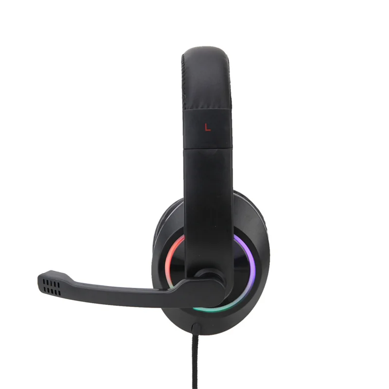 

Gaming Headset 7.1 Surround Sound Wired Headset Gamer PC For PS4 with RGB Light Noise Cancelling Mic Gaming Headphone