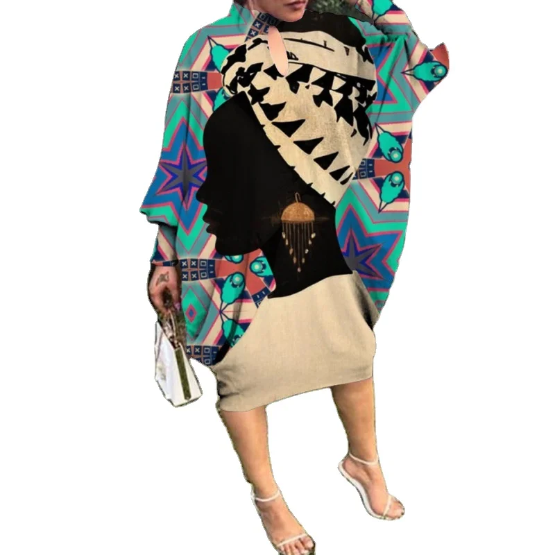 2022 African Womens Oversize Loose Autumn Dresses Women Long Sleeve Plus Size Ladies Dress, Color
2022 African Womens Oversize Loose Autumn Dresses Women Long Sleeve Plus Size Ladies Dress, Color