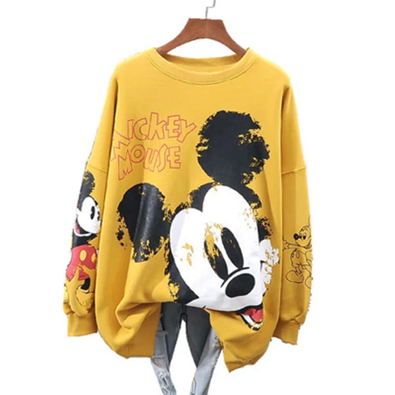 2020 Hot Style Wholesale Large Size Thin Spring And Autumn Loose Mickey Print Korean Style Trendy Women's T-shirt, Customized color
2020 Hot Style Wholesale Large Size Thin Spring And Autumn Loose Mickey Print Korean Style Trendy Women's T-shirt, Customized color