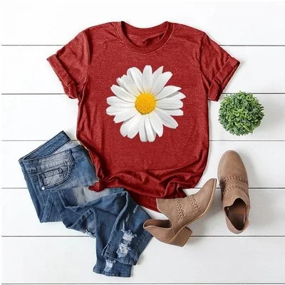 2021 Printed T-shirt Women's Fashion Short-sleeved Casual Pullover Top T Shirts Women, Picture showed
2021 Printed T-shirt Women's Fashion Short-sleeved Casual Pullover Top T Shirts Women, Picture showed