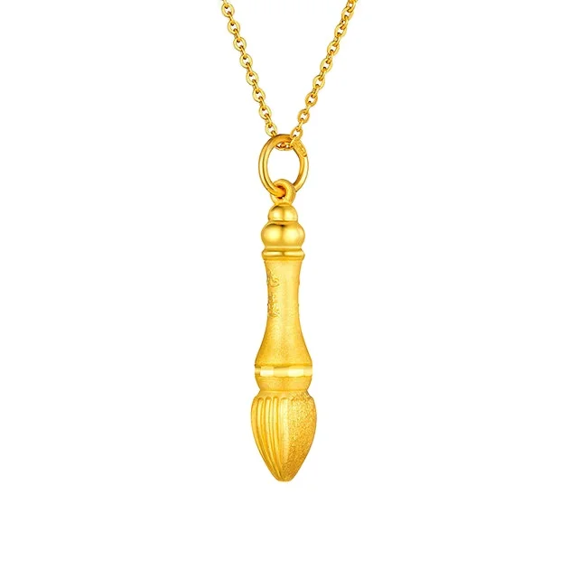 Fashion Trend Sand Gold Jewelry Men And Women Ruyi Magic Pen Pendant Gold-Plated Jewelry Couple
Fashion Trend Sand Gold Jewelry Men And Women Ruyi Magic Pen Pendant Gold-Plated Jewelry Couple
