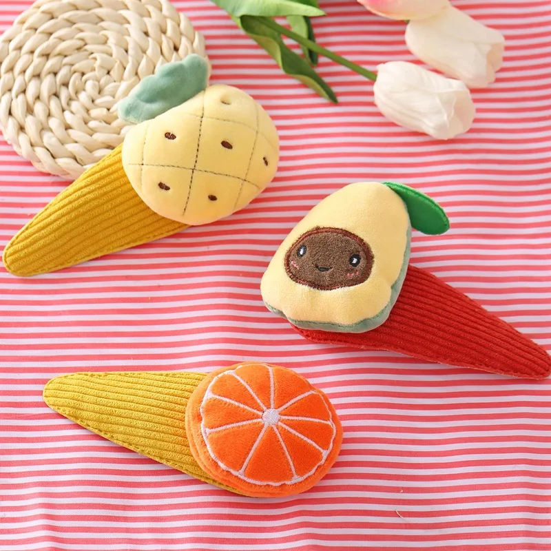 Cute Animal Fruit Hairpin for Girls Side Clip for Children Headdress Cartoon Clip Hair Accessories, Mix colors
Cute Animal Fruit Hairpin for Girls Side Clip for Children Headdress Cartoon Clip Hair Accessories, Mix colors