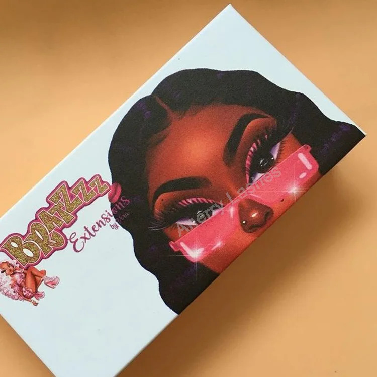 Mink Eyelashes Vendor Wholesale Cartoon Girl Bratz Doll Custom Eyelash Case Eyelash Packaging Box
Mink Eyelashes Vendor Wholesale Cartoon Girl Bratz Doll Custom Eyelash Case Eyelash Packaging Box