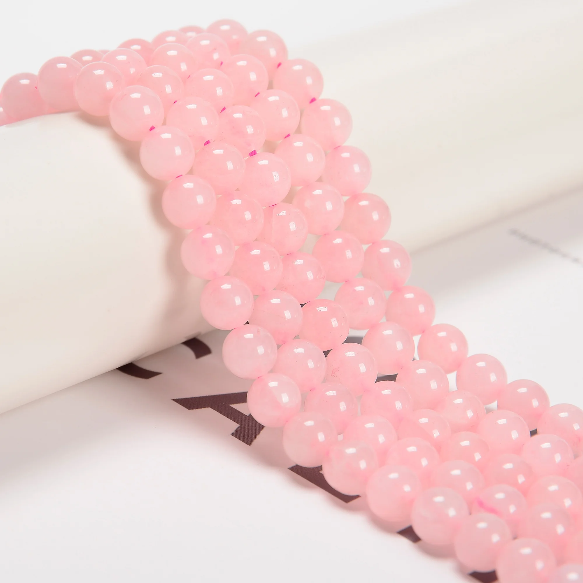 Top Quality Rose Quartz Crystal Energy Stone Beads 4mm 6mm 8mm 10mm 12mm Loose Round Beads for Jewelry Making
Top Quality Rose Quartz Crystal Energy Stone Beads 4mm 6mm 8mm 10mm 12mm Loose Round Beads for Jewelry Making
