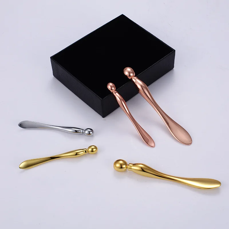 Eyecream Applicator Cosmetic Spatulas Anti Wrinkle Eye Roller Massage Stick Face Mask Spoon Gold Alloy Metal Skin Care Tools, Gold, silver, rose gold
Eyecream Applicator Cosmetic Spatulas Anti Wrinkle Eye Roller Massage Stick Face Mask Spoon Gold Alloy Metal Skin Care Tools, Gold, silver, rose gold