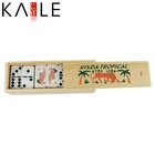 6 Toys Domino Factory Supply Double 6 Dominoes In Wood Box Domino Game Toys Sexy Woman With Your Custom Logo Design For You