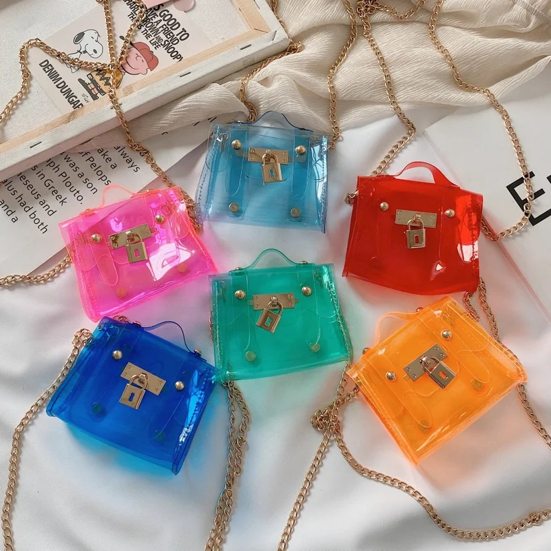 Color Transparent Mini Jelly Wallets Waterproof Diagonal Bag Small Objects Woman Mobile Phone Handbags
Color Transparent Mini Jelly Wallets Waterproof Diagonal Bag Small Objects Woman Mobile Phone Handbags
