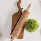 Rolling Pin Factory Manufacture Various Baking Tool Set Embossing Engraved Pizza Rolling Pin