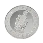 custom made engraved american silver colored plated coins