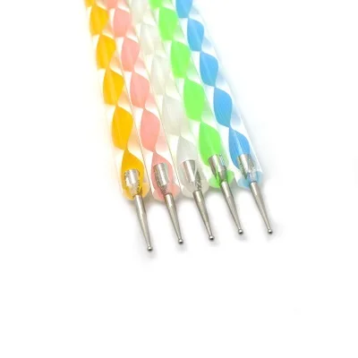 Nail point drill pen 5 nail point drill pens double-ended acrylic screw needle nail point tool, Colorful
Nail point drill pen 5 nail point drill pens double-ended acrylic screw needle nail point tool, Colorful