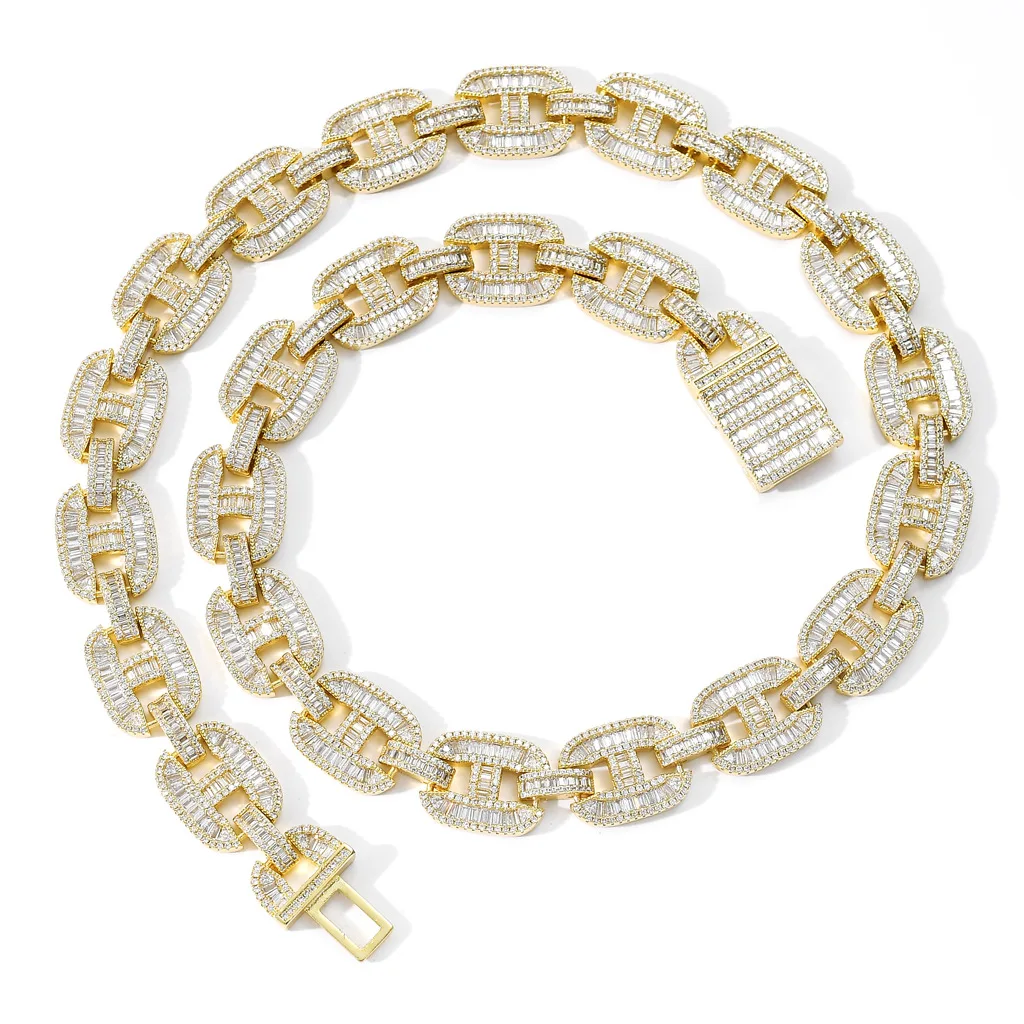 Hips Hops New Men 16MM 18K White Gold Plated Coffee Bean Chain Necklace Iced out Round Cubic Zirconia CZ Coffee Bean Chain
Hips Hops New Men 16MM 18K White Gold Plated Coffee Bean Chain Necklace Iced out Round Cubic Zirconia CZ Coffee Bean Chain