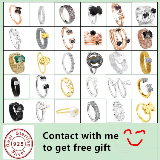 Cute bear rings hall marks Spanish 925 silver simple silver plated 18K gold original mesh band ring women jewelry
Cute bear rings hall marks Spanish 925 silver simple silver plated 18K gold original mesh band ring women jewelry