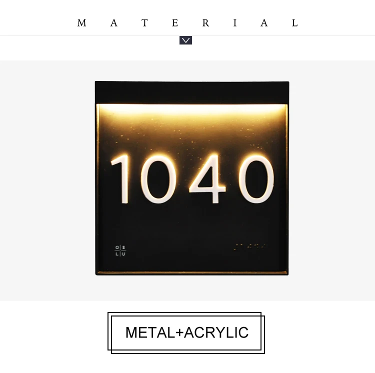 450LM/270LM LED metal hotel suite entrance modern 5W/3W acrylic wall lamp