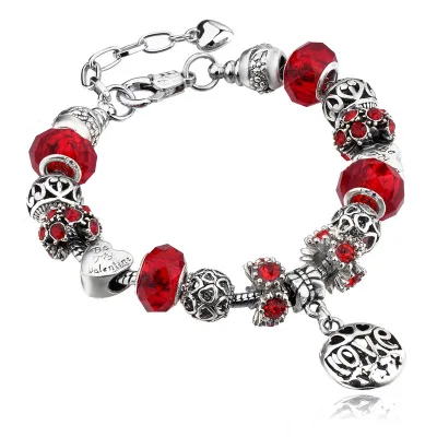 Girls DIY Bracelets Large Hole Beads Love Letter Charm Bracelet Multicolor Glasses Beads Spacer Charm Love Pendant Bracelet
Girls DIY Bracelets Large Hole Beads Love Letter Charm Bracelet Multicolor Glasses Beads Spacer Charm Love Pendant Bracelet