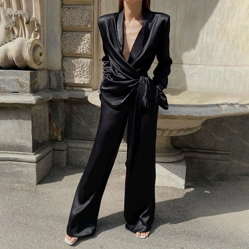 2022 Elegant Outfits Long Sleeve Blouses And Flared Trousers 2 Piece Sets For Women, 5 colors
2022 Elegant Outfits Long Sleeve Blouses And Flared Trousers 2 Piece Sets For Women, 5 colors
