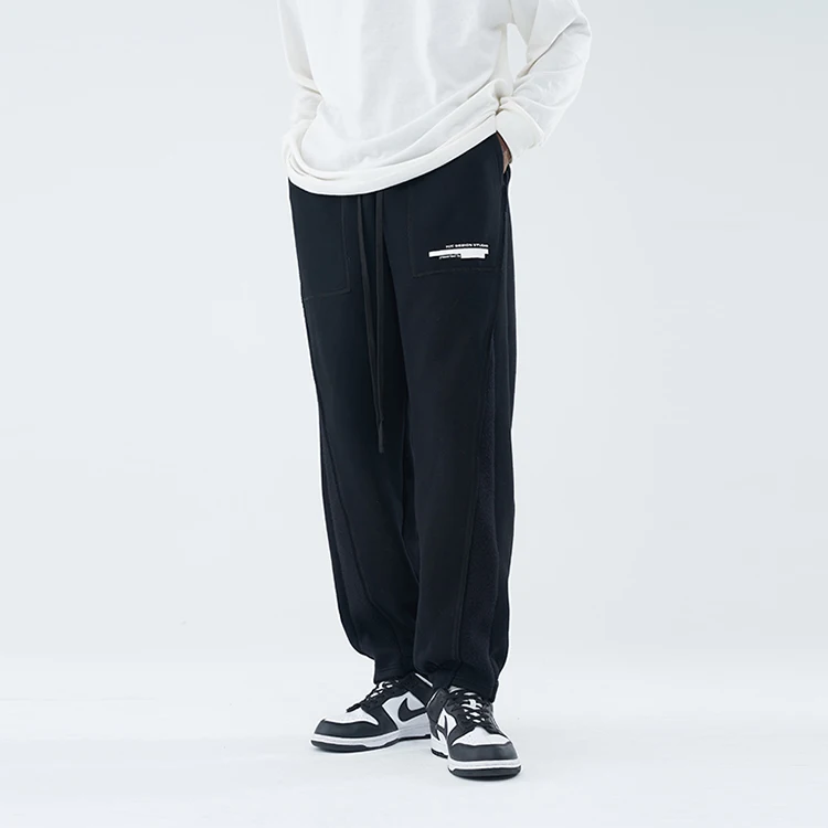 New design mens black gray winter fleece trousers cotton thicken personality casual sweatpants customizing pants
New design mens black gray winter fleece trousers cotton thicken personality casual sweatpants customizing pants