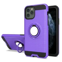 

Bulk Rugged Back Cover Shell Kickstand Ring Holder Mobile Phone Case For iPhone 11 Pro Max XS XR