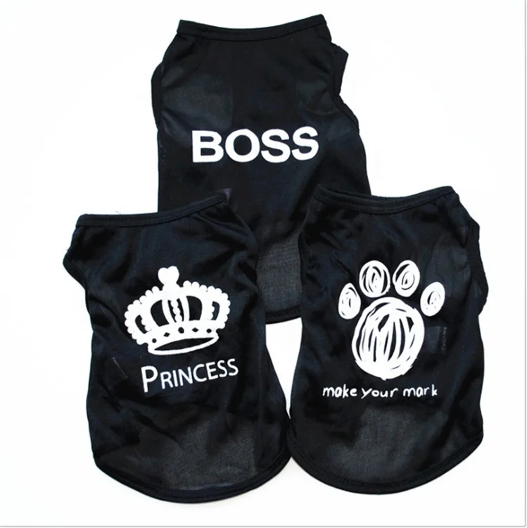 Factory direct sales Cheap Pet T-shirt Cool Fashion Cleanse Clothes Small Dog Coat Summer Dog Vest, One color
Factory direct sales Cheap Pet T-shirt Cool Fashion Cleanse Clothes Small Dog Coat Summer Dog Vest, One color