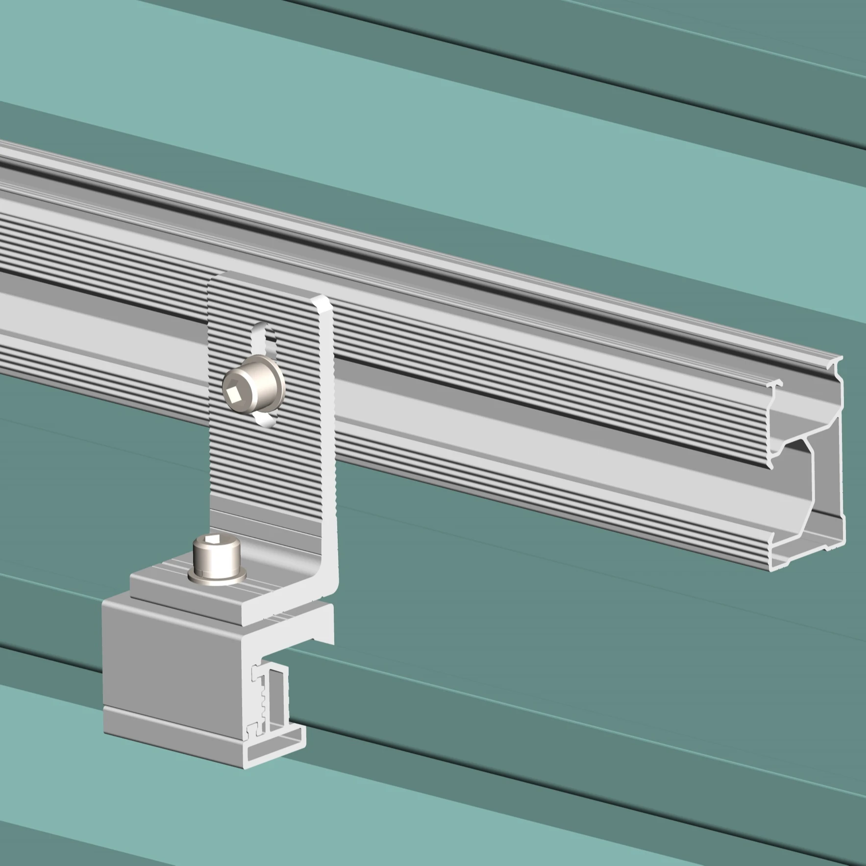 Pv Profile Solar Panel Aluminium Mounting Rail Buy Solar Roof