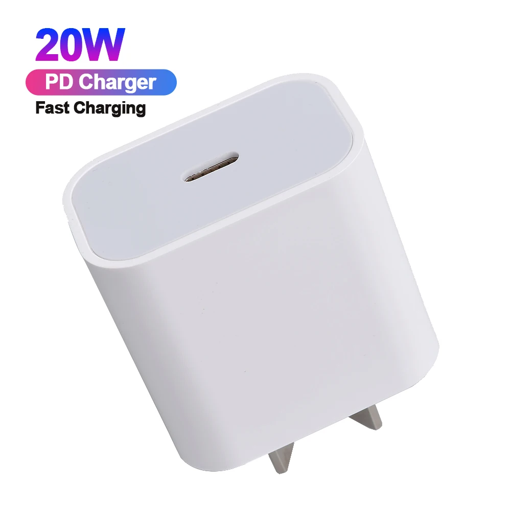 18W 20W AU plug usb c wall charger PD fast charger Australia for apple iPhone 12/11, White
18W 20W AU plug usb c wall charger PD fast charger Australia for apple iPhone 12/11, White