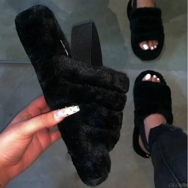 winter fashion women fur strap sandals slides slippers faux flat fur slipper flat shoes women designer bedroom furry slippers
winter fashion women fur strap sandals slides slippers faux flat fur slipper flat shoes women designer bedroom furry slippers