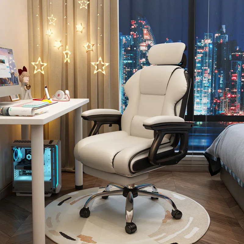 Adjustable rotating leather chair Home Office boss seat sitting for a long time is not tiring
Adjustable rotating leather chair Home Office boss seat sitting for a long time is not tiring