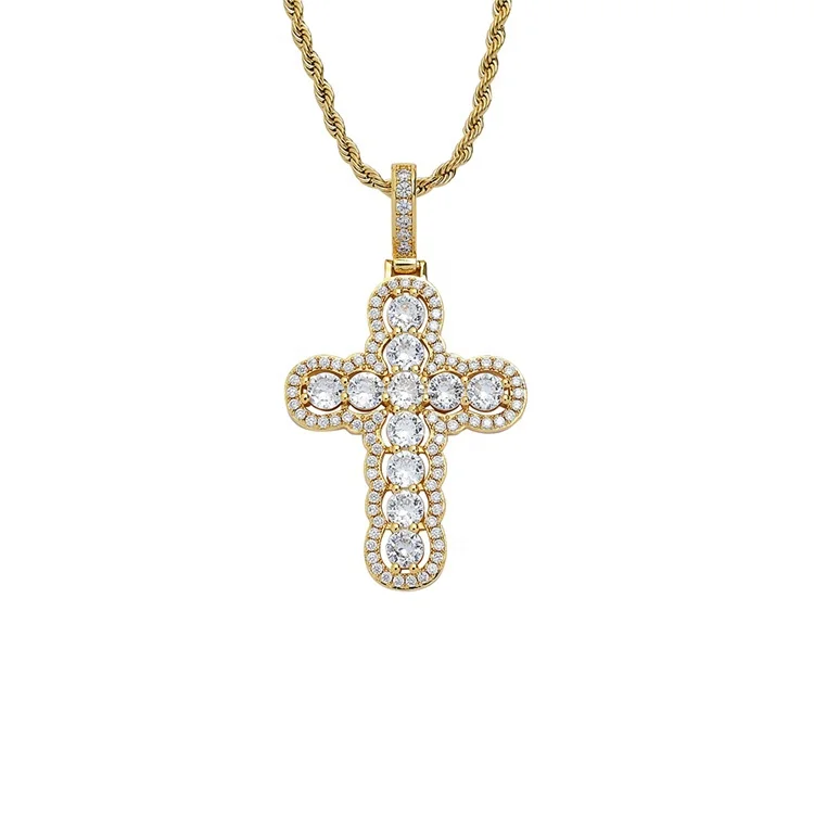 wholesale new creative hip hop jewelry 925 sterling silver high quality unique cross necklace pendant women, Gold and silver
wholesale new creative hip hop jewelry 925 sterling silver high quality unique cross necklace pendant women, Gold and silver