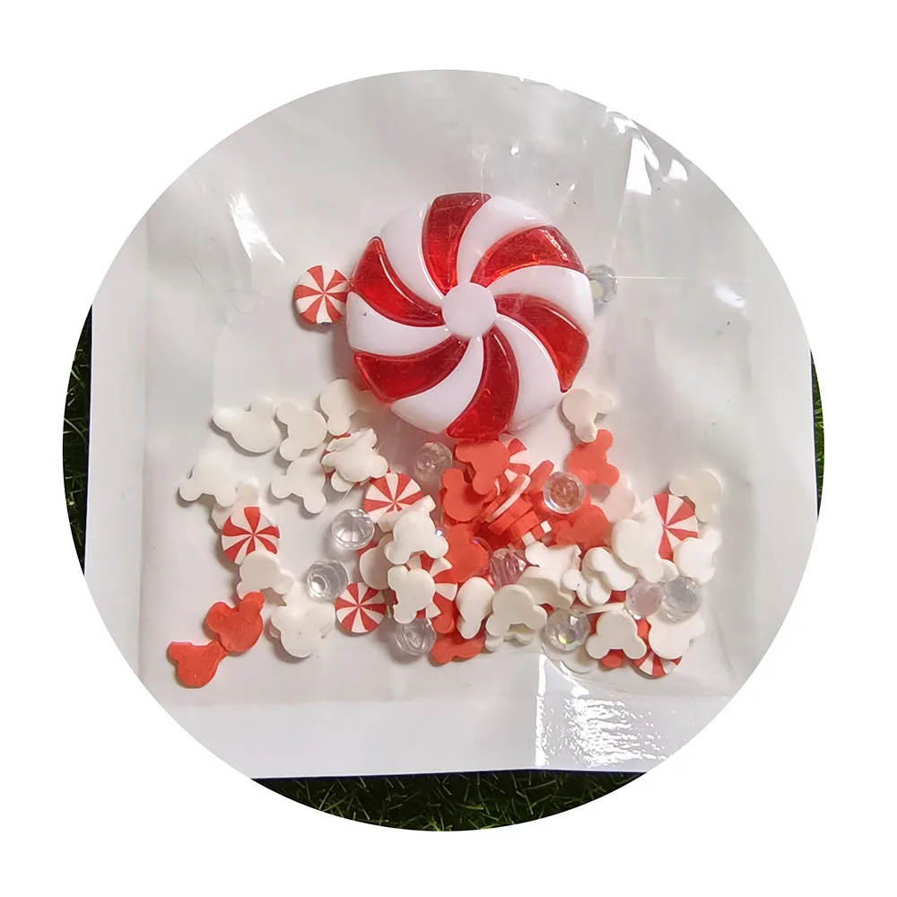 100Bags White Red Theme Polymer Clay Candy Dessert Slice Sprinkles With One Resin Candy Beads For Nail Art And Christmas Decor
100Bags White Red Theme Polymer Clay Candy Dessert Slice Sprinkles With One Resin Candy Beads For Nail Art And Christmas Decor