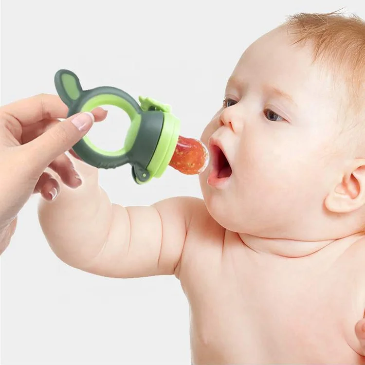 Baby Fresh Food Feeder Fruit Feeding Silicone Nipple Teething Toys with Dust Cover, Customized
Baby Fresh Food Feeder Fruit Feeding Silicone Nipple Teething Toys with Dust Cover, Customized