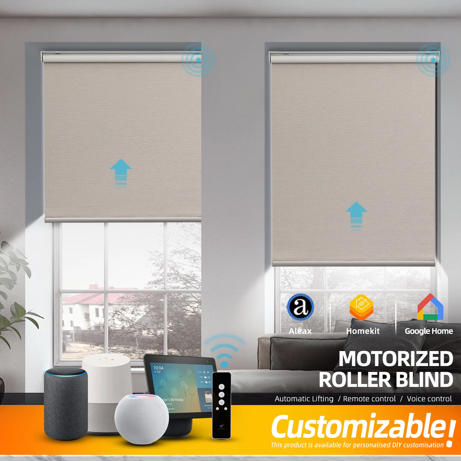 Deyi Modern Home Window Day And Night 100%polyester Curtain Roller Motorized Blinds Fabric, Customized color
Deyi Modern Home Window Day And Night 100%polyester Curtain Roller Motorized Blinds Fabric, Customized color