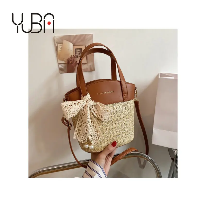 Girl INS profit hand held bucket purse 2021 Summer Straw woven Handmade beach bag for women korean handbag, Customizable
Girl INS profit hand held bucket purse 2021 Summer Straw woven Handmade beach bag for women korean handbag, Customizable
