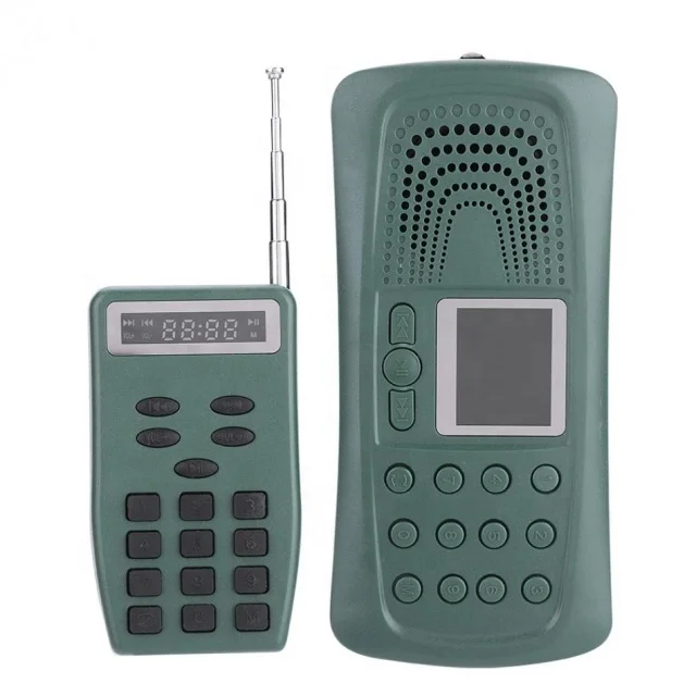CP387B Outdoor Hunting Bird Caller Bird Lure Sound MP3 Bird Speaker with wireless remote control from orginal manufacturer, Green
CP387B Outdoor Hunting Bird Caller Bird Lure Sound MP3 Bird Speaker with wireless remote control from orginal manufacturer, Green