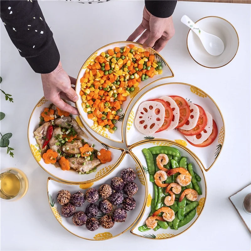 Assorted tableware combination ceramic creative moon plate home-installed dishes assorted dishes Nordic Chinese New Year plate
Assorted tableware combination ceramic creative moon plate home-installed dishes assorted dishes Nordic Chinese New Year plate