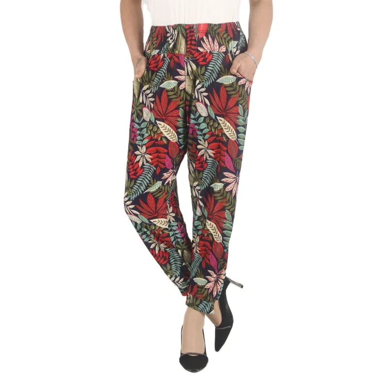 Factory Direct Supply Polyester Pants Elastic Waist Summer Trousers Clothes for Women Harem Pants Loose Ankle-length Pants 5 PCS, 20colors
Factory Direct Supply Polyester Pants Elastic Waist Summer Trousers Clothes for Women Harem Pants Loose Ankle-length Pants 5 PCS, 20colors