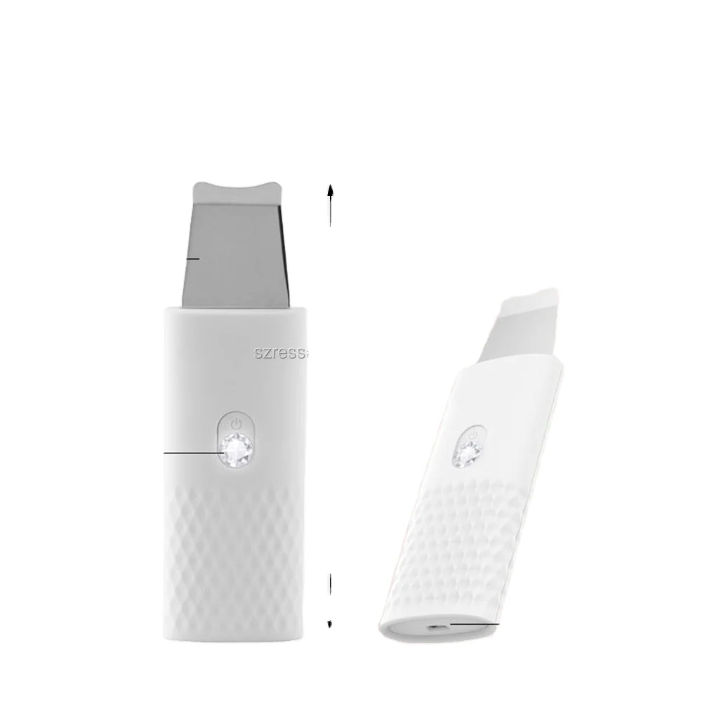 Ultrasonic Skin Scrubber Facial Cleaner For Beauty Care, White black pink 
Ultrasonic Skin Scrubber Facial Cleaner For Beauty Care, White black pink