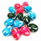 factory sale Chocolate hollow decorating plastic easter printed eggs for 2.36" egg