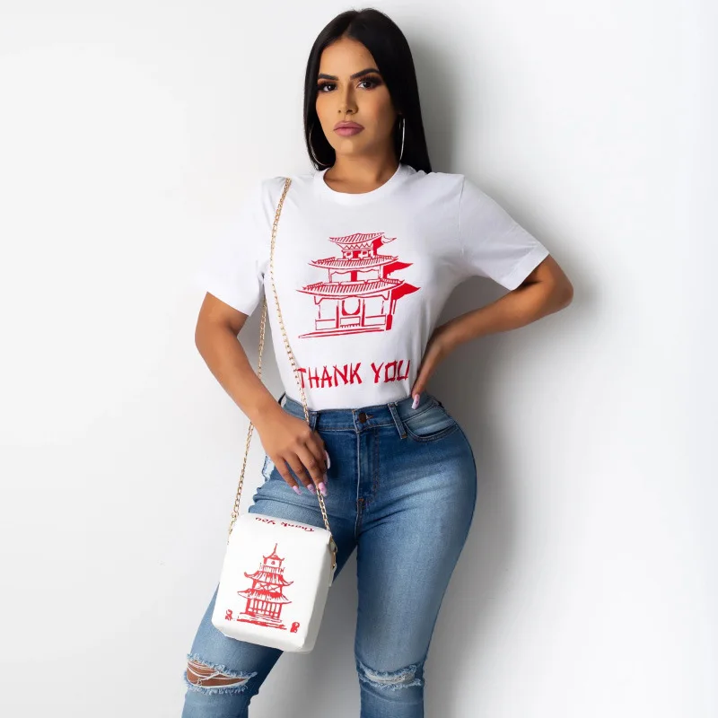 2020 Latest Design White Cotton Take Out Thank You Tee Shirts Short Sleeve Thank You Print Crop Tops
2020 Latest Design White Cotton Take Out Thank You Tee Shirts Short Sleeve Thank You Print Crop Tops