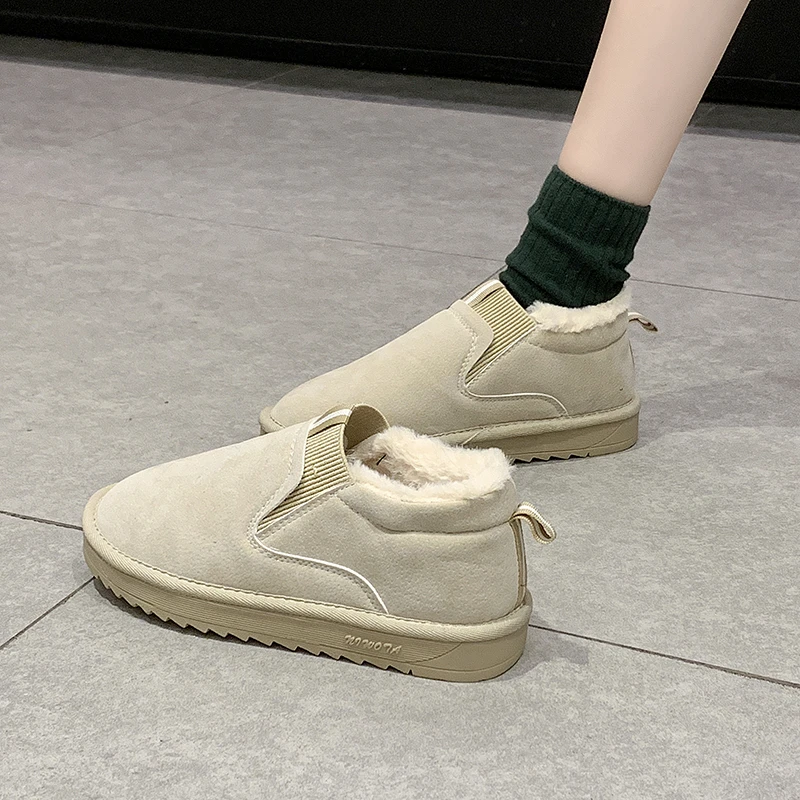 Snow boots women 2021 new thick and velvet winter fashion warmth one-step couple short cotton shoes
Snow boots women 2021 new thick and velvet winter fashion warmth one-step couple short cotton shoes