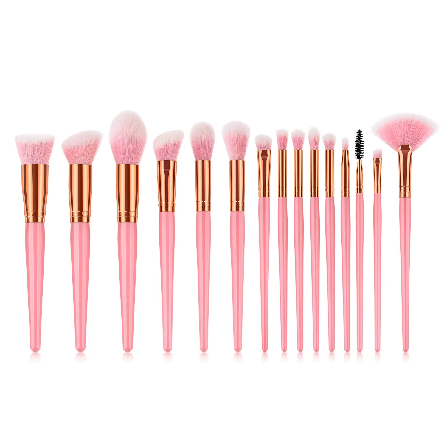 Free Samples 15 Pcs Custom Logo Premium Synthetic Makeup Brush Set for Powder Concealer Eye Shadows Makeup Brushes dropshipping, Pink/customized color
Free Samples 15 Pcs Custom Logo Premium Synthetic Makeup Brush Set for Powder Concealer Eye Shadows Makeup Brushes dropshipping, Pink/customized color
